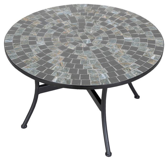 Hagebord Rom mosaikk Ø120 cm - Sunlife